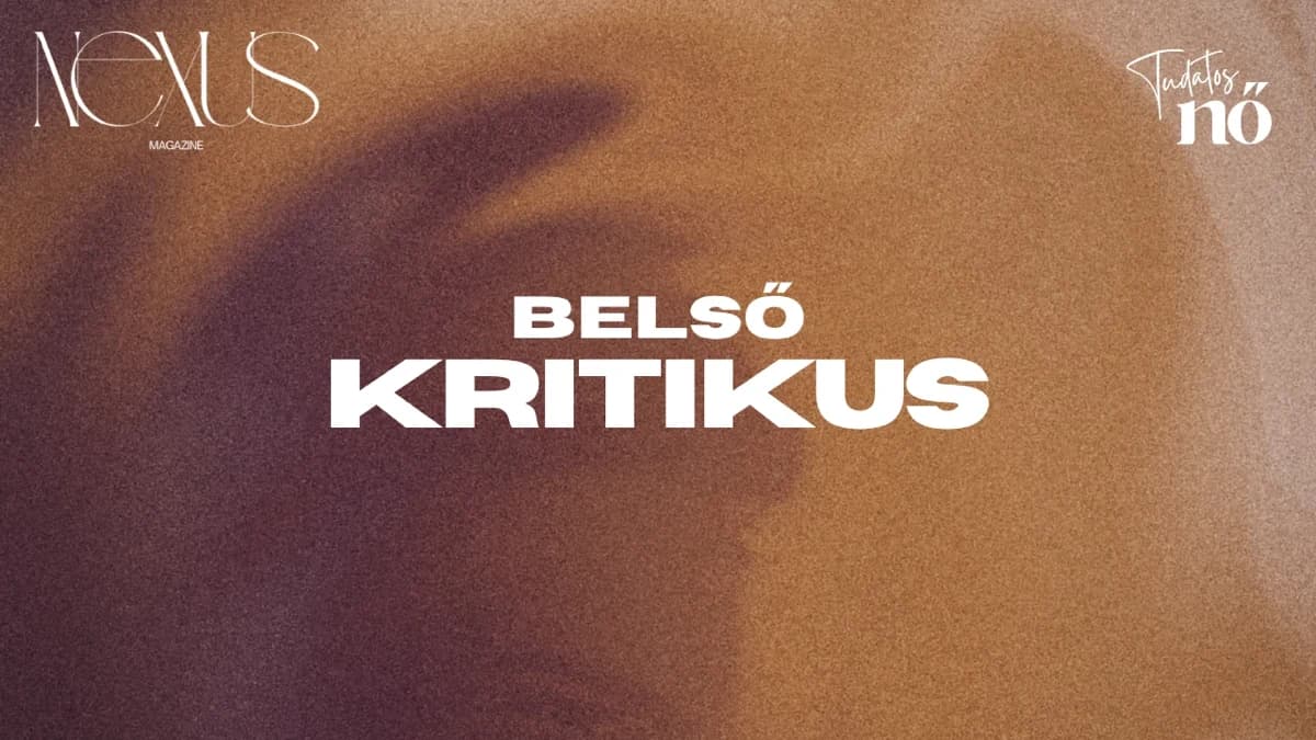 YouTube-Thumbnail-Beispiel: Belső kritikus, brauner Hintergrund