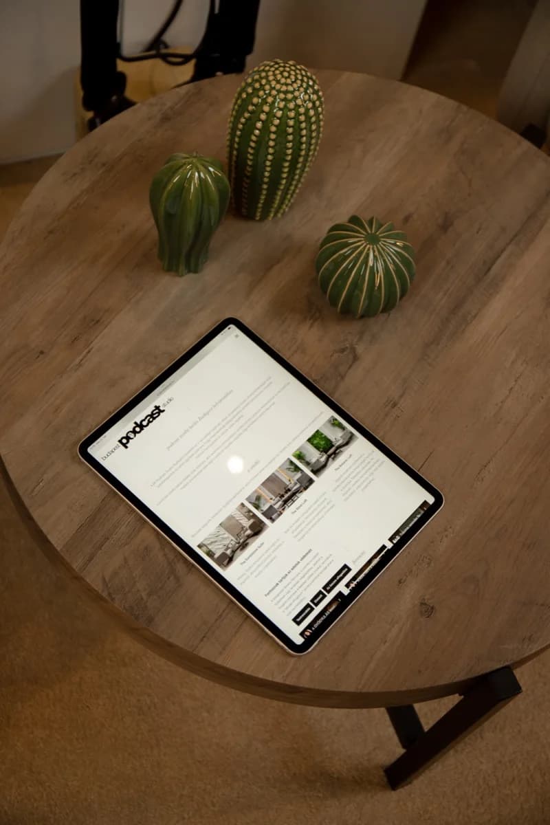 Online-Buchung auf dem iPad